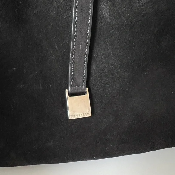 Tiffany & Co Reversible Black Suede/Leather Tote Bag (Small) - Picture 5 of 15